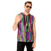 Metallic Zip-Up Klub Kid Vest